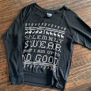 Harry Potter "I Solemnly Swear" Sweater